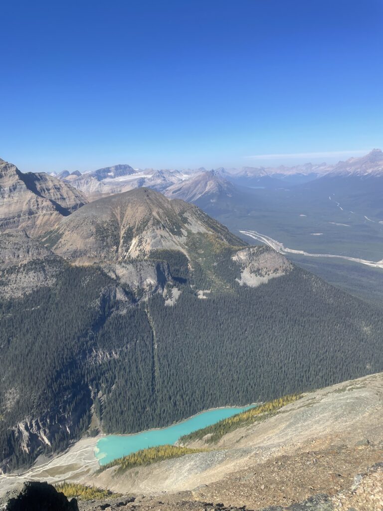 Picture of Lake Louise from Mount Fairview